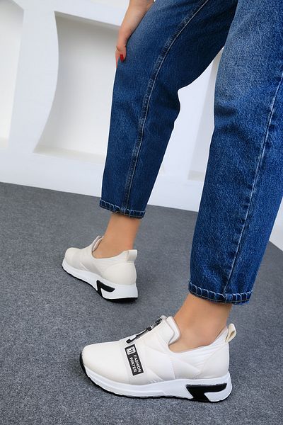 SOHO Women's White Sneakers 19017
