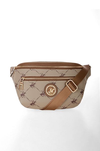 Beverly Hills Polo Club Γυναικεία τσάντα μέσης Light Mink 05BHPC8003