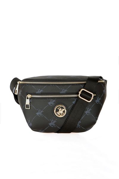 Beverly Hills Polo Club Γυναικεία τσάντα μέσης μαύρη 05BHPC8003