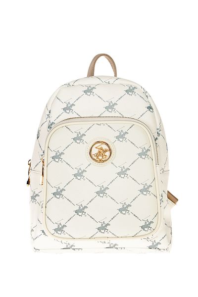 Beverly Hills Polo Club White Women's Backpack 05BHPC8004