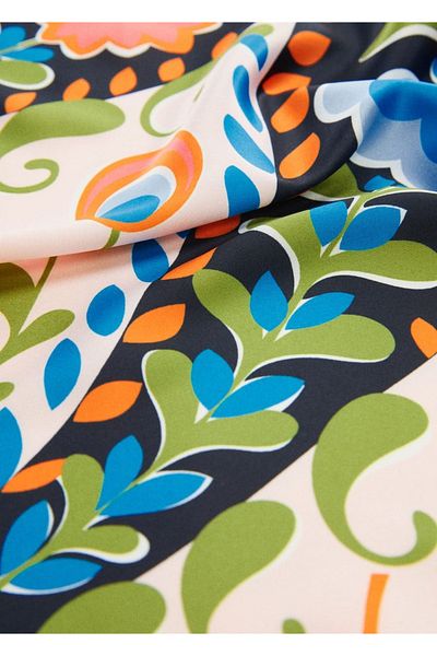 MANGO Woman Schal mit Paisleymuster