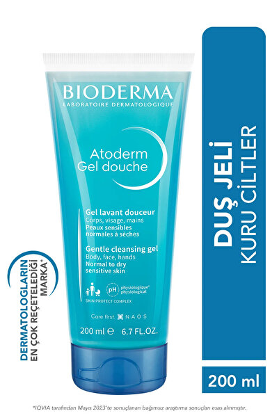 Bioderma Atoderm Shower Gel Kuru ve hassas ciltler için temizleyici duş jeli-...
