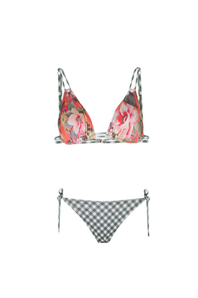 ZEKİ Çiçek Desenli Bikini
