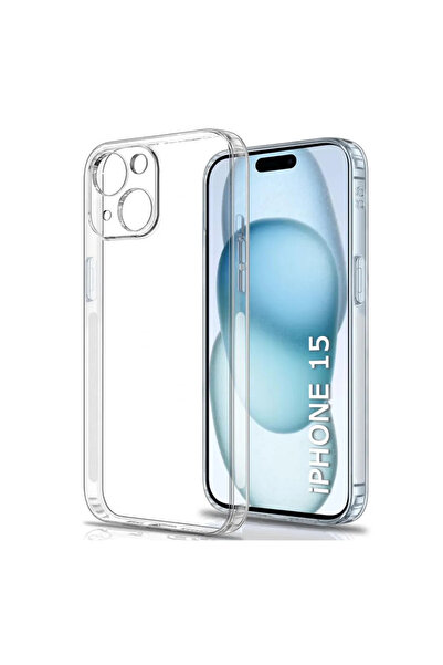 iPhone 15 şeffaf Kılıf Kamera Lens Korumalı (A kalite)
