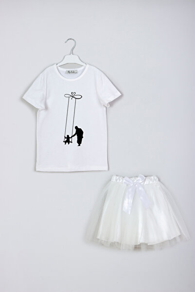 MYADA Знак нескінченності Детальний комбінований комплект зі спідницею Tisort...