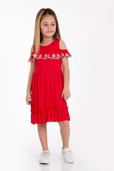 Cici kız Baby Junior Rochie de vară de vacanță cu broderie Daisy pentru fete