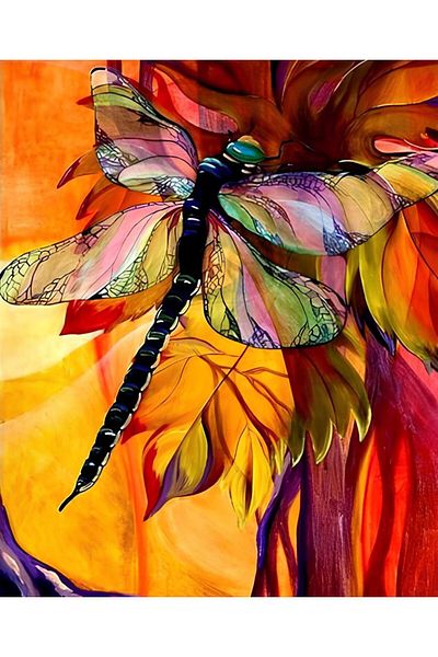 Movas Sanat Helicopter Beetle Collect Flower Extract |   Diamond Mosaic Table |   45X55 |   E 20203435