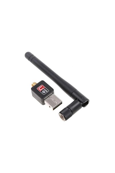WASHA 300 Mbps Mini  Antenli USB WiFi adaptörü W için PC/IPTV/CCTV/STB/RPI