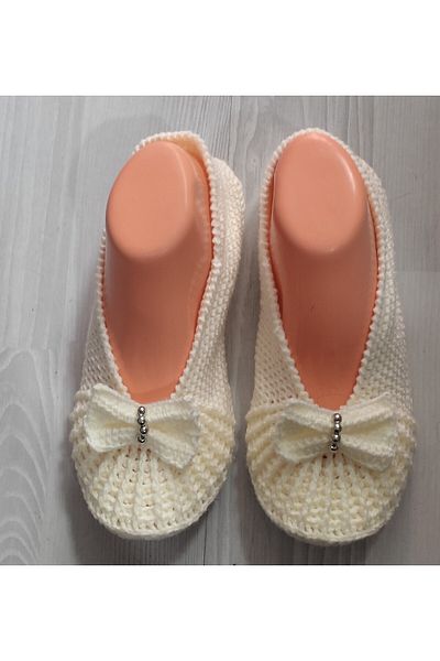 Kevser nur tuhafiye Hand-knitted Ballerinas