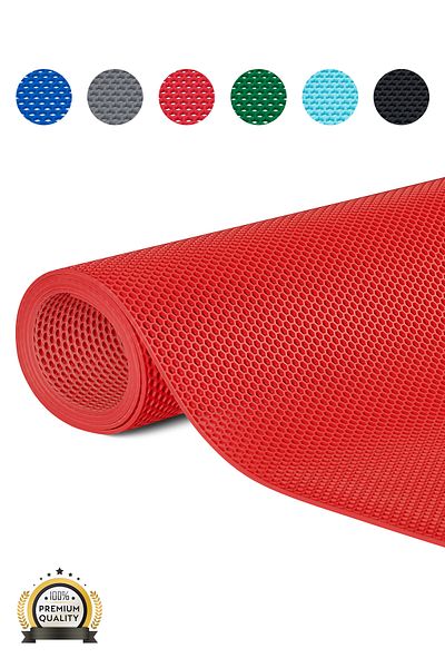 TBMPLASTİK Honey Honeycomb Mat - Non-Slip Bath Mat on Wet Floors - Shower Ablution Sink Door Front Mat
