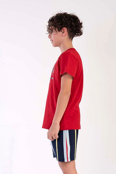 hefox Boy's Vienetta Summer Short Sleeve Shorts Set