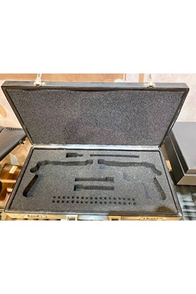 isav plaza Deri Şifreli 2'li Tabanca Çantası