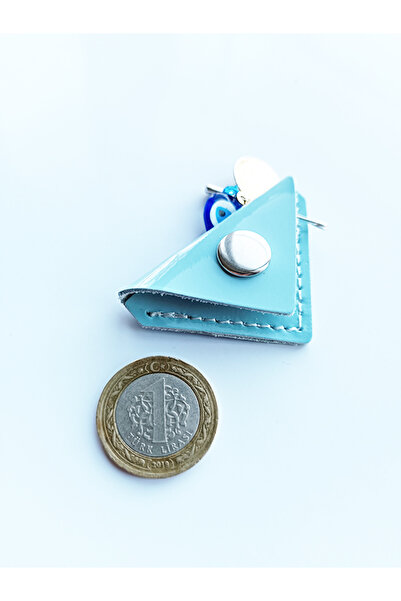 ViP GiFT Mini Bebek Cevşeni Dualı Kolye Muska Hakiki Deri El Yapımı Üçgen