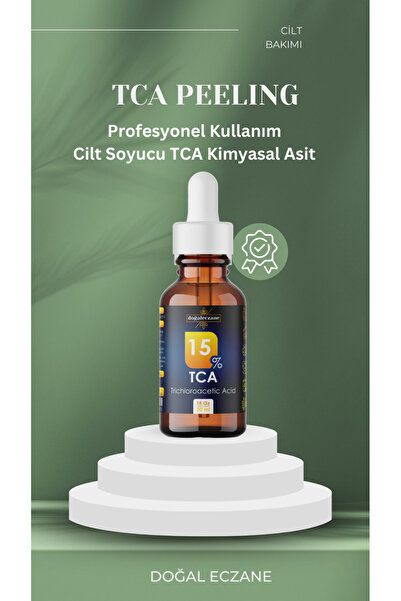 Doğal Eczane Cilt Soyucu Tca Peeling Serum %15 Saf Tca Serum 30 ml X7