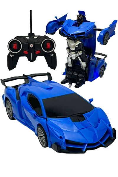 PeriYedi Robota Dönüşen Uzaktan Kumandalı Robota Dönüşen Araba FERRARİ