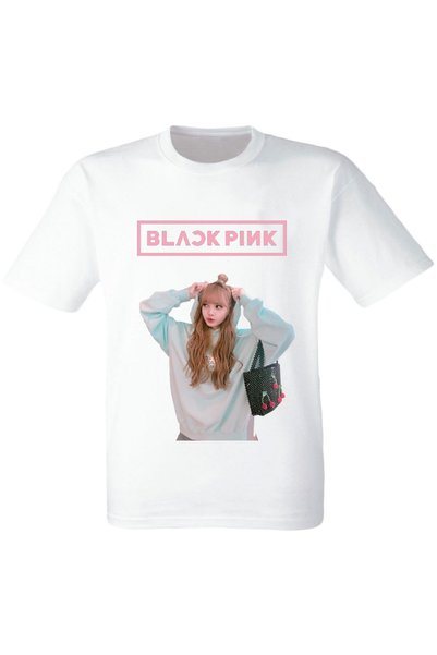 oneagılyazı Lisa - Tricou alb cu imprimeu digital pentru copii