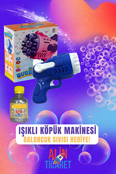 Shem Pilli Işıklı Köpük Atan Tabanca Oyuncak