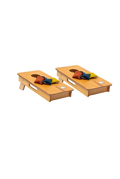 VUTVO Cornhole Oyun Seti 2'li Mini Boy Natural Renk
