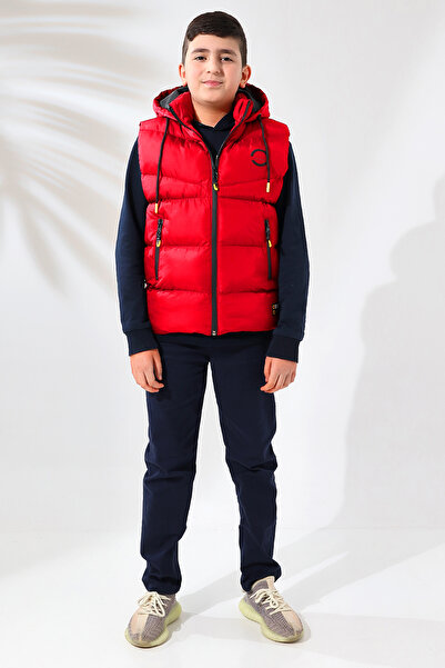 Talsmoda TALS FASHION RED COLOR CHILDREN'S VEST