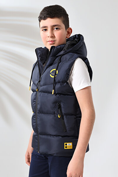 Talsmoda TALS MODA СИНІЙ КОЛЬОРОВИЙ КАПЮШОН ДЛЯ ХЛОПЧИКІВ