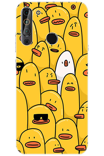 CASPER Via X20 Uyumlu Kılıf Desen Baskılı Silikon Cool Ördek STK:650 CP-rBNgAIG