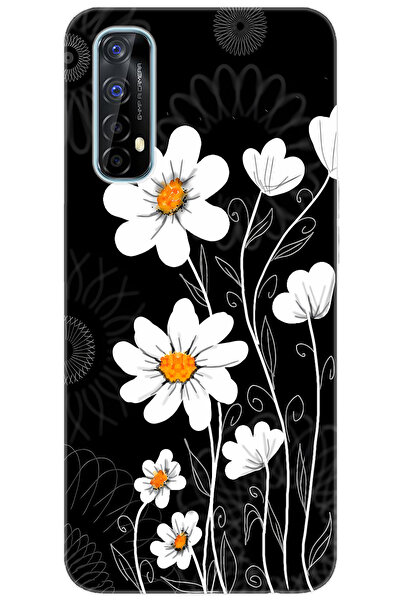 realme 7 (RMX2151) Uyumlu Kılıf Desen Baskılı Silikon Papatya STK:693 CP-7CYdOXu