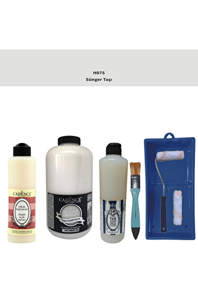 Cadence Banyo Mutfak Boyası-Cadence Multi H-075 Sünger Taşı 2Lt Pya 500Ml Taş...