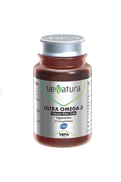 VeNatura Ultra Omega 3 - 30 Capsules Food Supplement (E2'QUALITY)