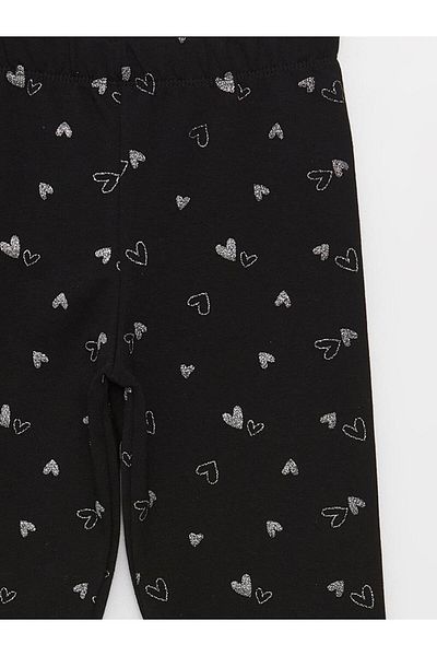 LC Waikiki Leggings lungi pentru fete cu imprimeu cu talie elastică LCW Kids