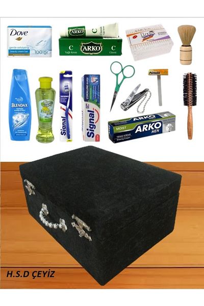 Sonem Çeyiz Cufăr de zestre pentru mire Machiaj pentru mire Set cosmetic 1306