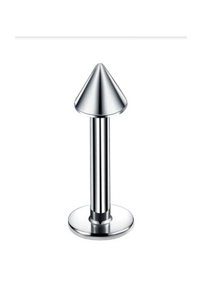 Takıparkxs 316l Surgical Steel 8mm Spike Tip Labret Piercing