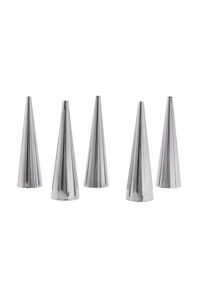 Nar kalıp Horn Mold Torpil Funnel Dessert Mold 6 Pieces 12cm