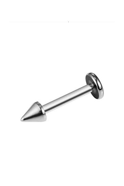 Takıparkxs Surgical Steel 10 mm Spike Tip Labret Piercing 316l