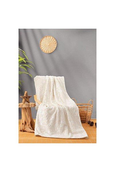 şirin eşyalarım Cream Color Double Emboss Blanket