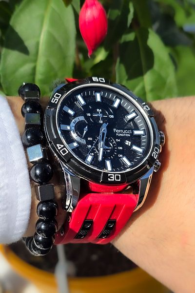 Ferrucci New Season Men's Wristwatch, All Functions Active