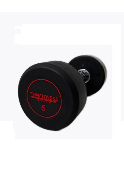 TEMFITNESS Kauçuk Kaplı Olimpik Dambıl 5 Kg
