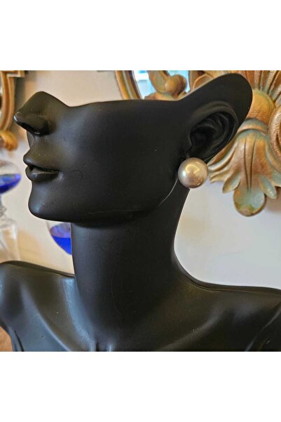 misstakıjewerly GRİ RENK TOP KÜPE