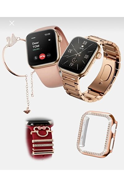 FİOPLUS Kadın Akıllı Saat Smart Watch G9 Mini Flamingo Kolye Hediyeli Ios ve ...