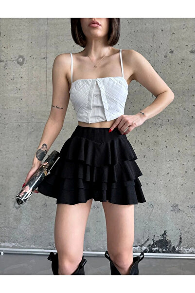 WAY OF LOVE Fustă neagră Mykonos