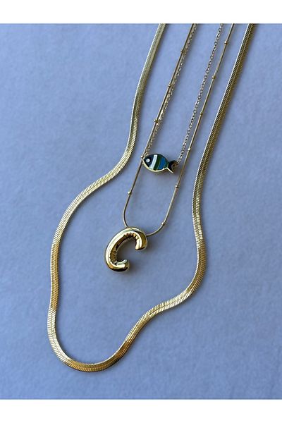 mesaco Italian Chain Steel Necklace (60+5cm)