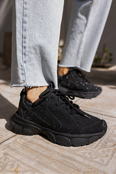 ANGELİNA JONES НЕЖНИ ДАМСКИ ЧЕРНИ КАРЦОВЕ С БЛЯСЪК