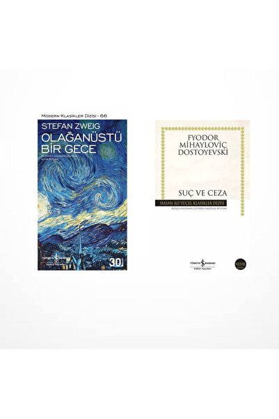 TÜRKİYE İŞ BANKASI KÜLTÜR YAYINLARI Olağanüstü Bir Gece (Stefan Zweig) - Suç ...