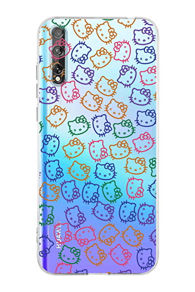 PrintiFy Huawei Psmart S Uyumlu Kamera Korumalı Hello Kitty Tasarımlı Şeffaf ...
