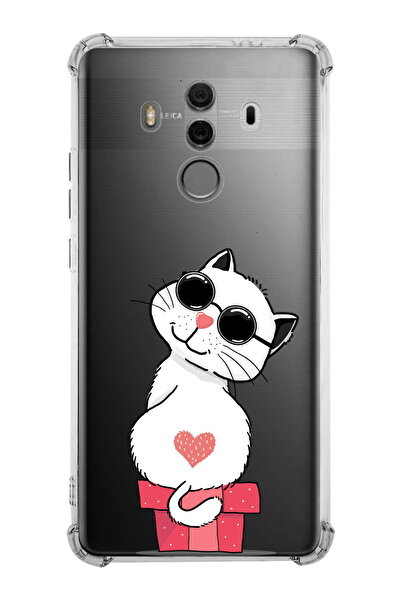 PrintiFy حافظة Huawei Mate 10 Pro متوافقة مع Coolcat Design حافظة سيليكون شفا...