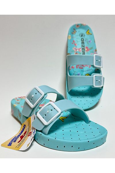 GEZER Anatomical Sole - Adjustable Buckle Beach, Pool, Balcony and Terrace Bathroom Home and Street Slippers