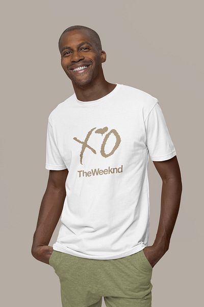 Fuddy Moda XO The Weeknd Written Back Printed Ανδρικό-Γυναικείο Tshirt