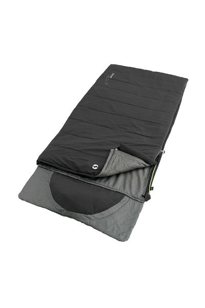 Outwell Contour Black Summer and Winter Sided -13°C 1500gr Large Sleeping Bag Black