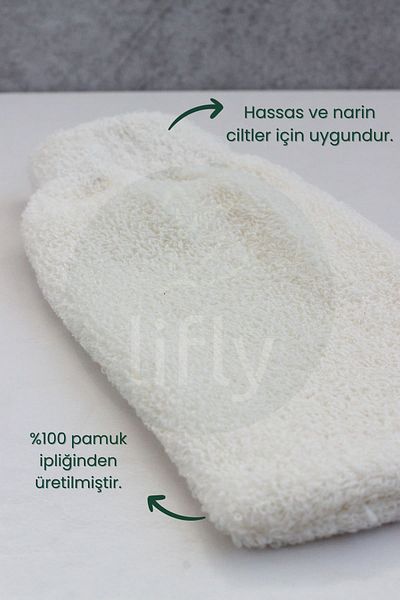 lifly Baby Bath Washcloth 100% Cotton Children's Bath Gloves