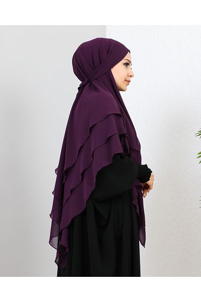 HATİCEATABEYLİBUTİK CHIFFON 3-LAYER SUFFEE