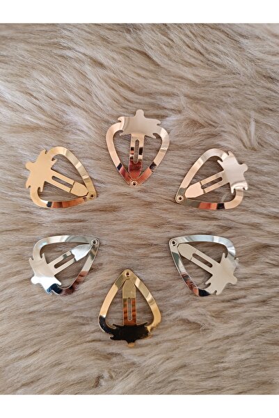 Efna Store Set of 6 Strawberry Figured Mixed Color Metal Snap Buckle